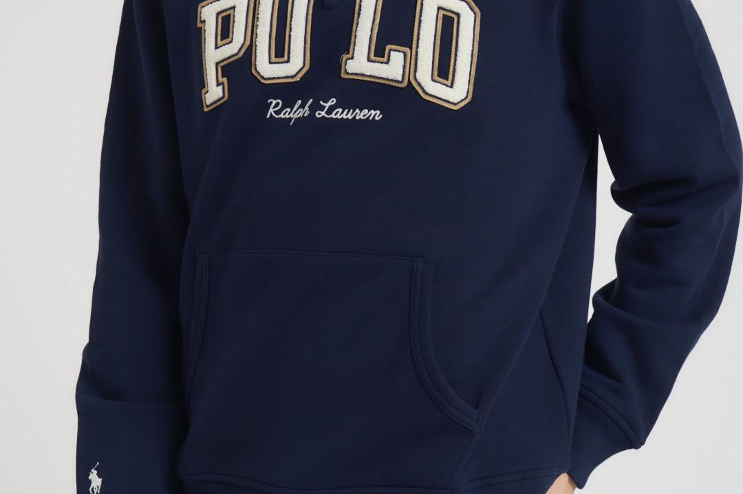 Felpa polo uomo blu notte 710981150 002 RALPH LAUREN 