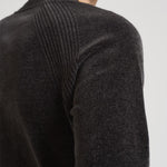 Maglia uomo girocollo in ciniglia grigio antracite W25132 11 RRD 