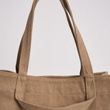 Borsa shopper donna in tessuto beige U25100003 WASHEDOTTER SAMSØE SAMSØE 
