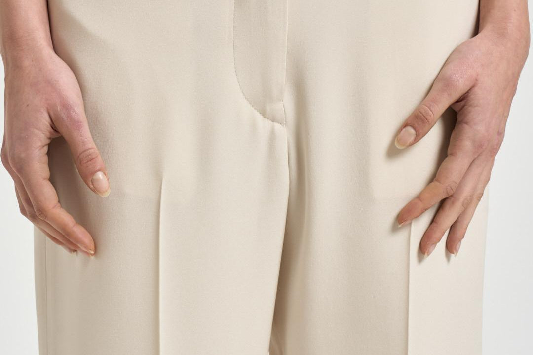 Pantalone donna sartoriale avorio PA0643FB D1F02I23EC ISABEL MARANT 