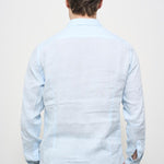 Camicia uomo celeste X66TNW UB1 ACCADEMIE TESSILI 