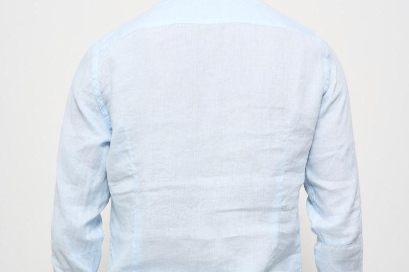 Camicia uomo celeste X66TNW UB1 ACCADEMIE TESSILI 