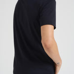 T-shirt in cotone nero<BR/> 8N1TN5 0974 EMPORIO ARMANI 