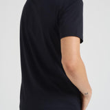 T-shirt in cotone nero<BR/> 8N1TN5 0974 EMPORIO ARMANI 
