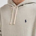 Felpa uomo con cappuccio grigia 710P02442 001 RALPH LAUREN 