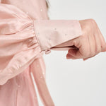 Camicia donna con strass rosa 16147 PINK ACTUALEE 