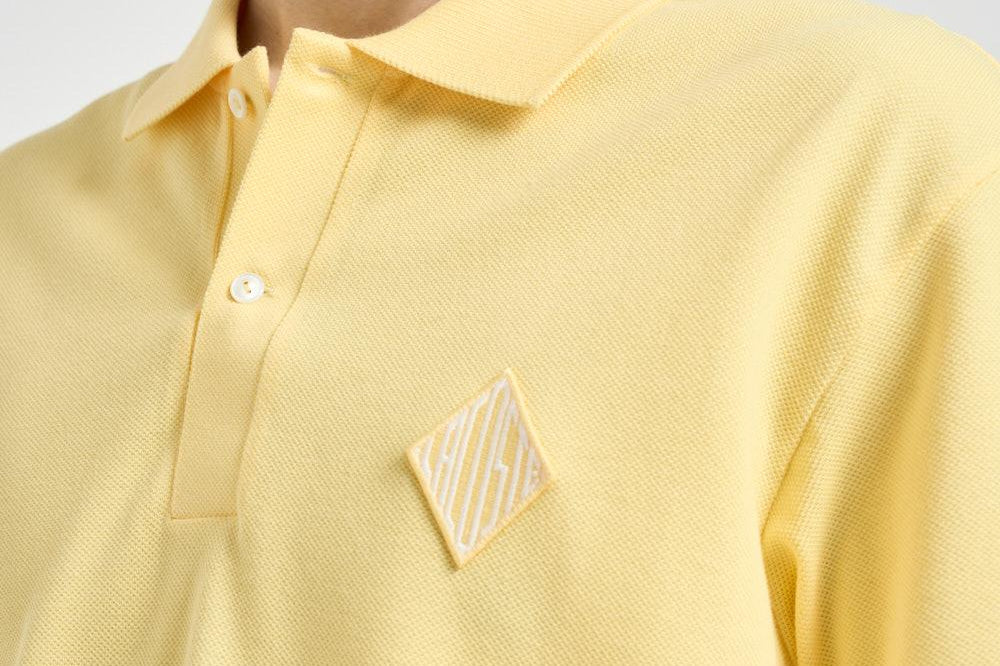 Polo uomo a manica corta gialla PH0034 107 LACOSTE 
