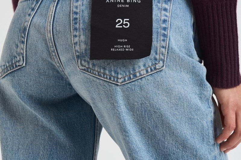 Jeans donna Huge Jean gamba dritta 10852 WHD51 ANINE BING 