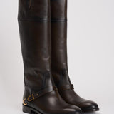 Stivali donna Charlie marroni GWF00897 F00763155390 GOLDEN GOOSE 