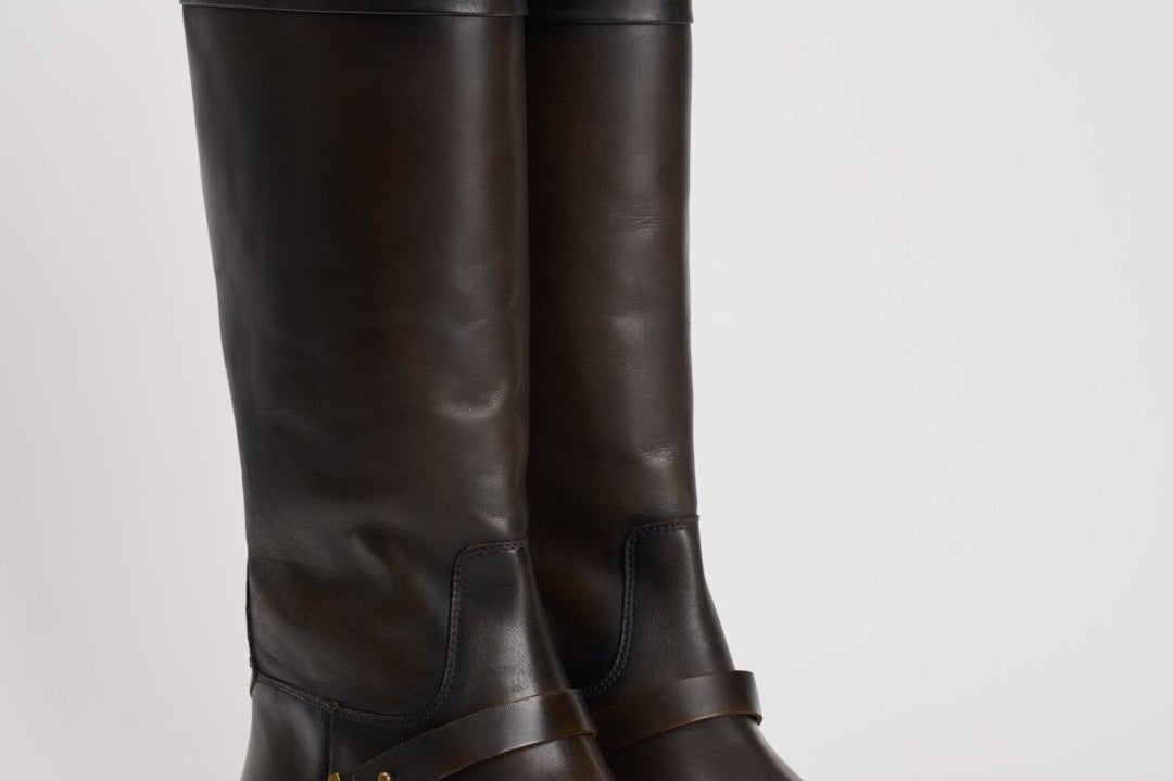 Stivali donna Charlie marroni GWF00897 F00763155390 GOLDEN GOOSE 