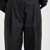 Pantalone donna ampio nero AXEL T0002BLACK THE LATEST 