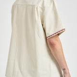 Camicia uomo a maniche corte panna SH227 CO215OW DROLE DE MONSIEUR 