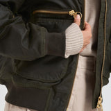 Giubbotto donna Green Maxine cerato verde oliva LWX1488 OL99 BARBOUR 