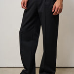 Pantalone uomo dritto nero BP165 PL127BL DROLE DE MONSIEUR 