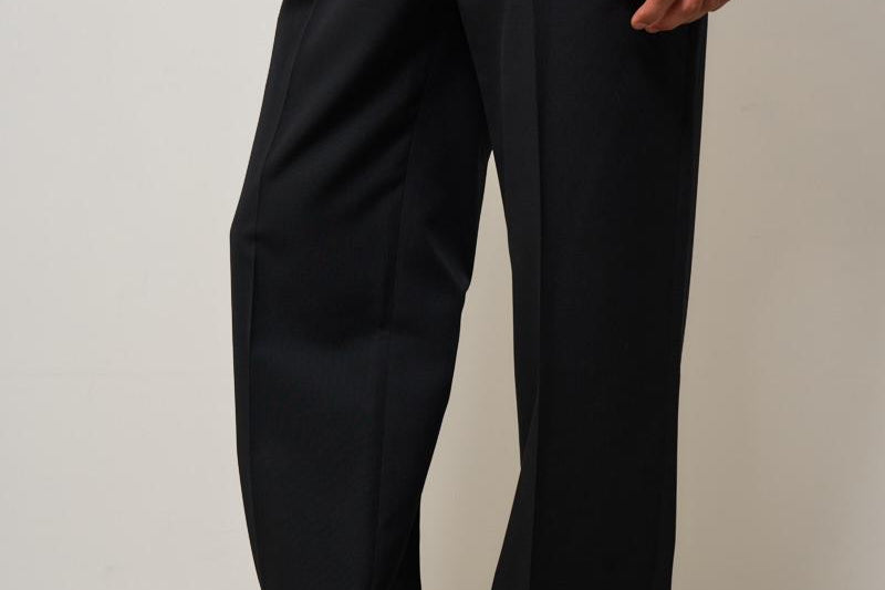 Pantalone uomo dritto nero BP165 PL127BL DROLE DE MONSIEUR 