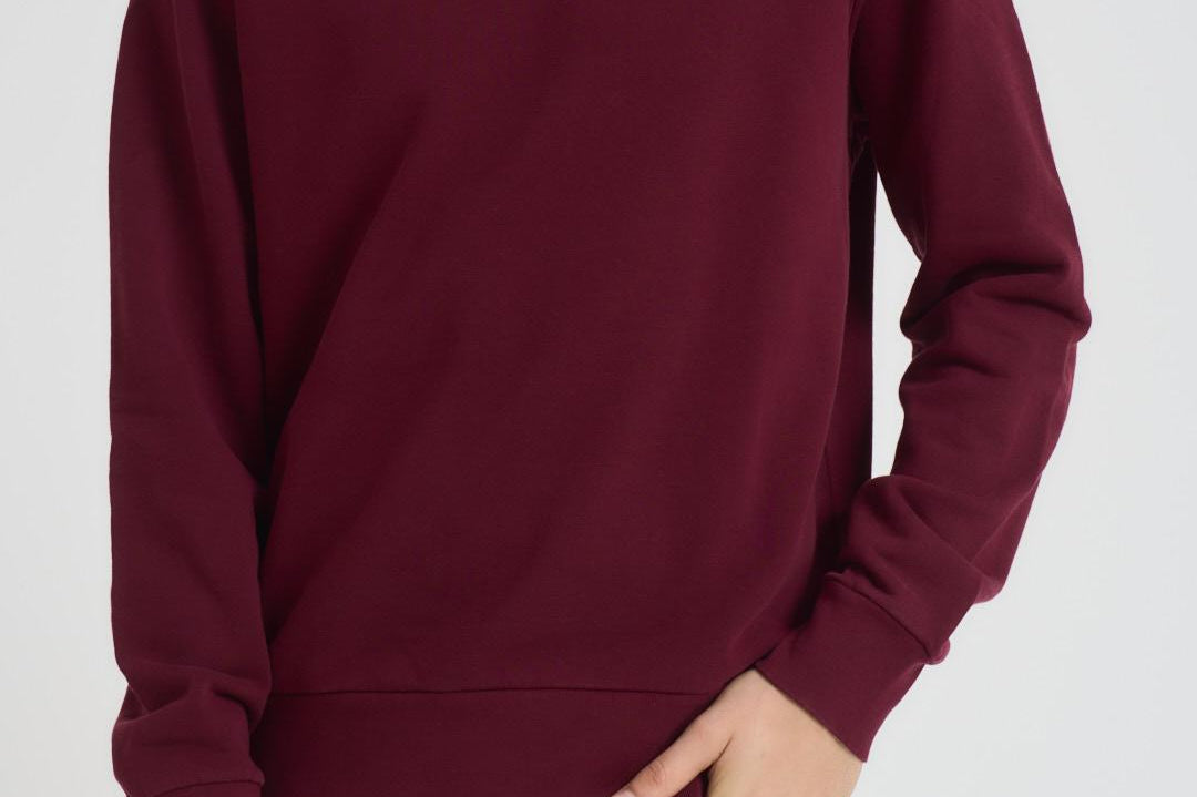 Felpa girocollo uomo bordeaux 710916689 032 RALPH LAUREN 