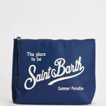 Pochette donna Aline in nylon blu ALINENYLON 00097L MC2 SAINT BARTH 