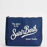 Pochette donna Aline in nylon blu ALINENYLON 00097L MC2 SAINT BARTH 