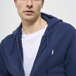 Felpa uomo blu con cappuccio 710916692 014 RALPH LAUREN 