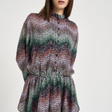 Abito donna corto zig zag multicolor DS26SG2S BC0065SMSNR MISSONI 