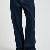 Jeans uomo gamba dritta in denim scuro 1001443 DARKINDIFOWASH LES DEUX 