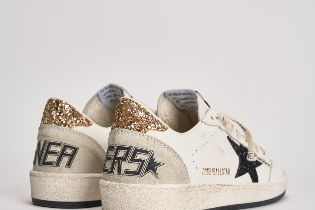 Sneakers donna Ball Star con strass bianca GWF00117 F00611810750 GOLDEN GOOSE 