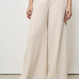 Pantalone donna beige palazzo NINA UB1754CHALK BERWICH 