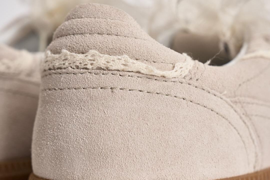 Sneakers donna crochet crema S100823 01 ALOHAS 