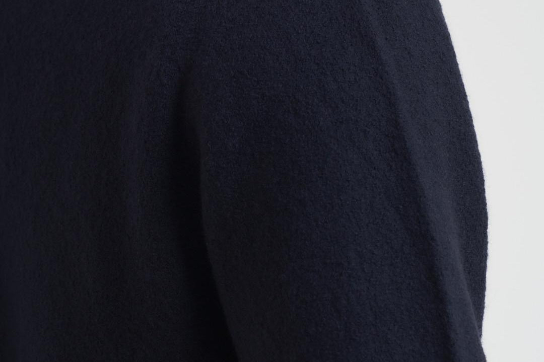 Cardigan Sarichard dritto in lana uomo blu M25300038 SALUTE SAMSØE SAMSØE 