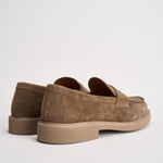 Mocassino uomo in suede tortora 2405 VISONEM08 DOUCAL'S 