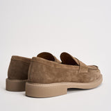 Mocassino uomo in suede tortora 2405 VISONEM08 DOUCAL'S 