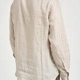 Camicia uomo Pamplona in lino beige chiaro LINEN 10H MC2 SAINT BARTH 
