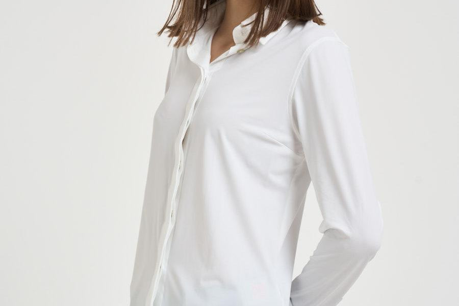 Camicia donna Oxford plain bianca 26753 09WHITE RRD 