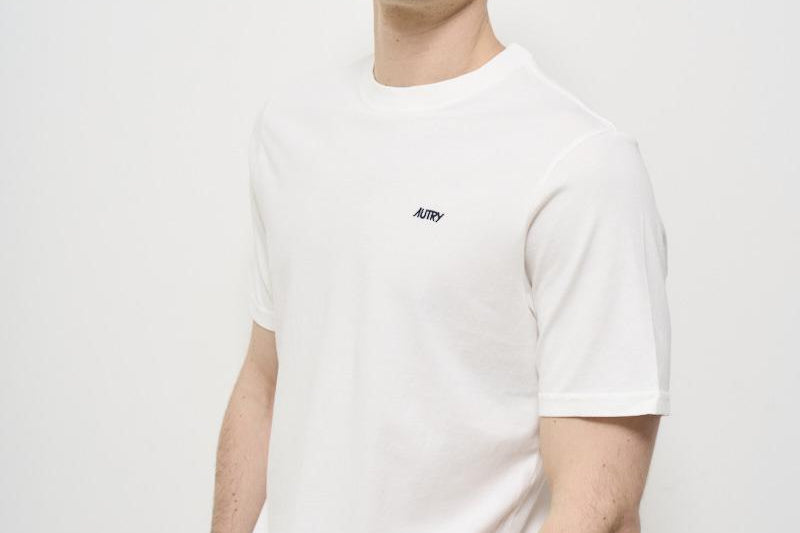 T-shirt girocollo bianco TSPM A7CW AUTRY 