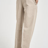 Pantalone uomo con pinces beige MANHA 300512523 BRIGLIA 