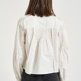 Blusa donna bianca con pizzo CH0308FA D1I02I20WH ISABEL MARANT 