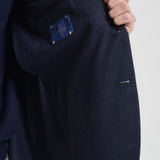 Giacca uomo monopetto blu scuro GL7297MF 293879B SANTANIELLO 