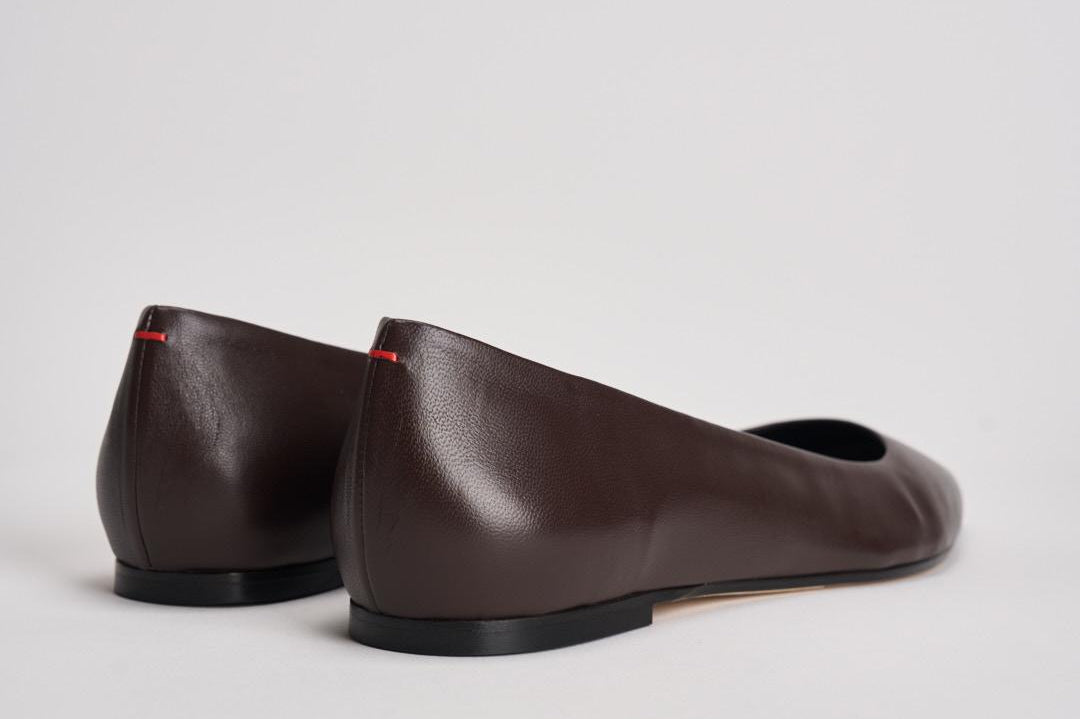 Ballerina donna a punta moro FL0113001003 MOKA AEYDE 