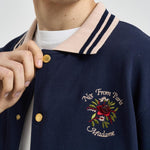 Camicia uomo manica corta blu SH247 CO264NY DROLE DE MONSIEUR 