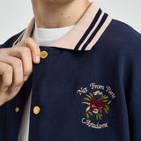 Camicia uomo manica corta blu SH247 CO264NY DROLE DE MONSIEUR 