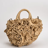 Borsa donna Coral in rafia beige CORAL TEA IBELIV 