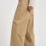 Pantalone donna dritto beige NAN24 BEIGE NINE IN THE MORNING 