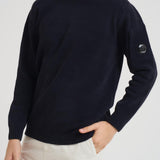 Maglia uomo girocollo blu 19CMKN017A 005558G888 CP COMPANY 