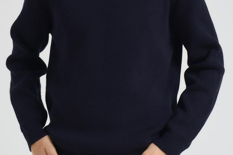 Maglia uomo girocollo blu notte GMP00841 P00066250486 GOLDEN GOOSE 