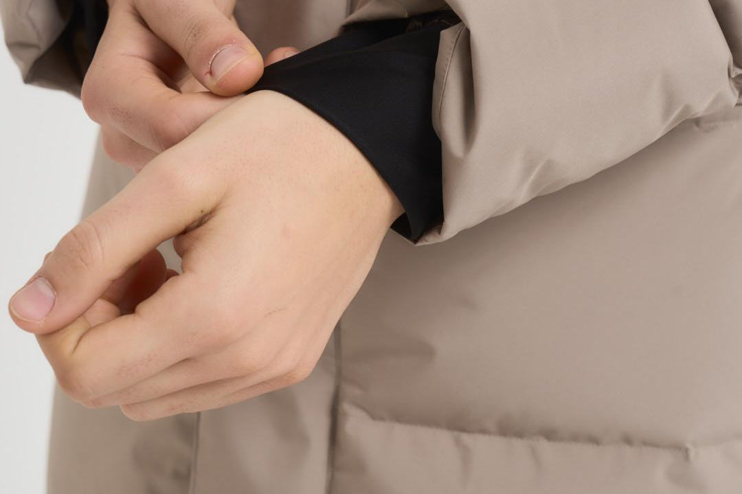 Piumino uomo midi sabbia F09MUCX501 16126 MONTECORE 