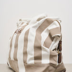 Borsa uomo a righe beige TRAVELBAG STRIPESPOPV1110EMB MC2 SAINT BARTH 