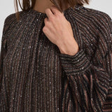 Maglia girocollo svasata in lamé N17 BK01CLS80E3 MISSONI 
