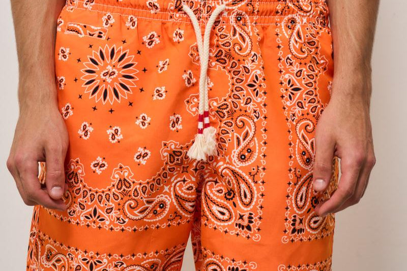 Costume uomo bandana arancione BANDANNAROUN 8501 MC2 SAINT BARTH 