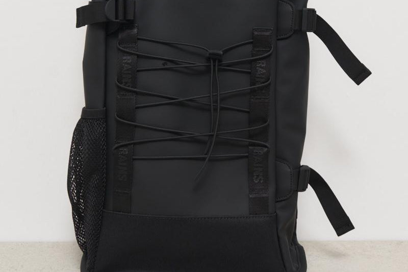 Zaino uomo nero impermeabile 14340 BLACK RAINS 