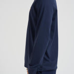T-shirt uomo blu manica lunga 710760121 003 RALPH LAUREN 